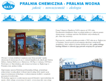 Tablet Screenshot of pralnia-nata.pl